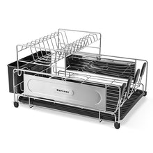 Load image into Gallery viewer, Large Dish Drying Rack -2 Tier Multifunctional Dish Rack for Kitchen Counter
