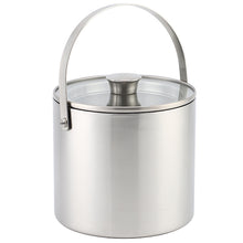 Load image into Gallery viewer, Double-Wall Stainless Steel Insulated Ice Bucket With Lid and Ice Tong 2L/3L
