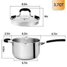 Load image into Gallery viewer, 3.7 quart small pasta pot  manufacturer
