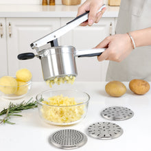 Load image into Gallery viewer, staiinless steel kitchen gadgets potatoes ricer food
