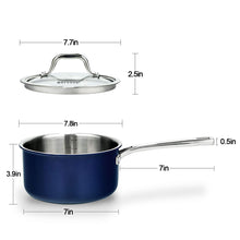 Load image into Gallery viewer, restaurant saucepan cooking blue wholesaler
