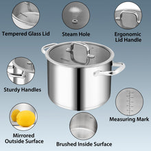 Load image into Gallery viewer, stainless steel stock pots Cookware sets commercial  supplier best material
