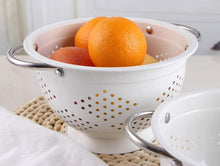 Load image into Gallery viewer, Rorence Powder Coated Steel Colander - Set of 2/3 - White/Colorful
