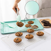 Load image into Gallery viewer, Rorence Bakeware Set Nonstick: Cookie Sheet, Rectangular Cake Pan, 2 Round Cake Pans, Muffin Pan, Loaf Pan &amp; Cooling Rack - Set of 7 - Mint Green
