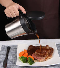 Load image into Gallery viewer, Rorence Stainless Steel Double Insulated Gravy Boat/Sauce Jug - 16/32OZ
